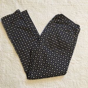 J Crew Patterned Straight Jean